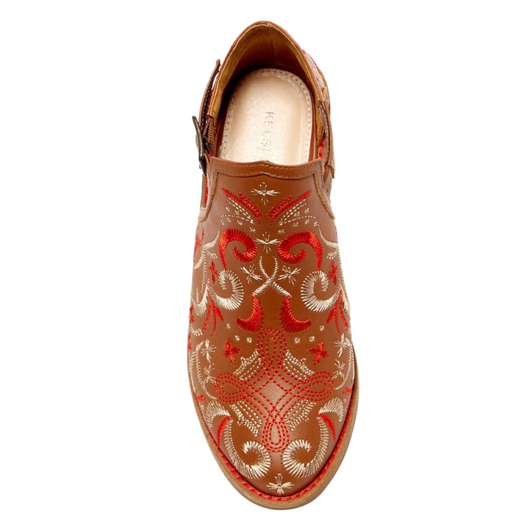 ANTHROPOLOGIE Kelsi Dagger Embroidered Ankle Boot - Picture 3 of 5